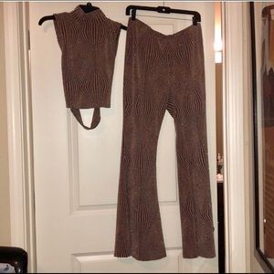 Fashion Nova 2 Piece Set - Wide Leg